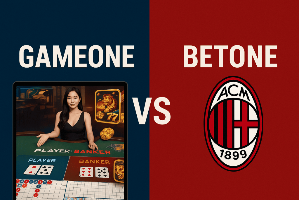 GameOne與BetOne品牌比較圖