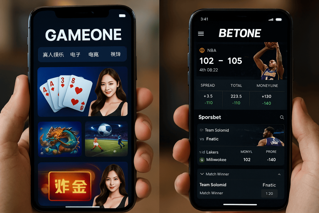 GameOne與BetOne娛樂城比較