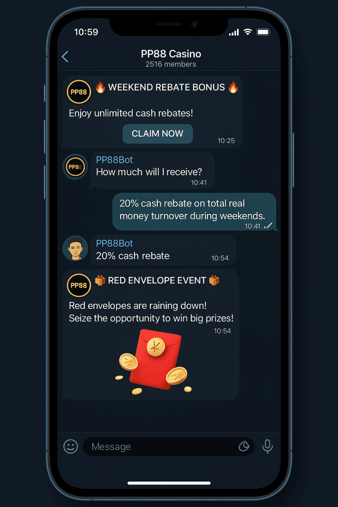 PP88娛樂城Telegram社群互動
