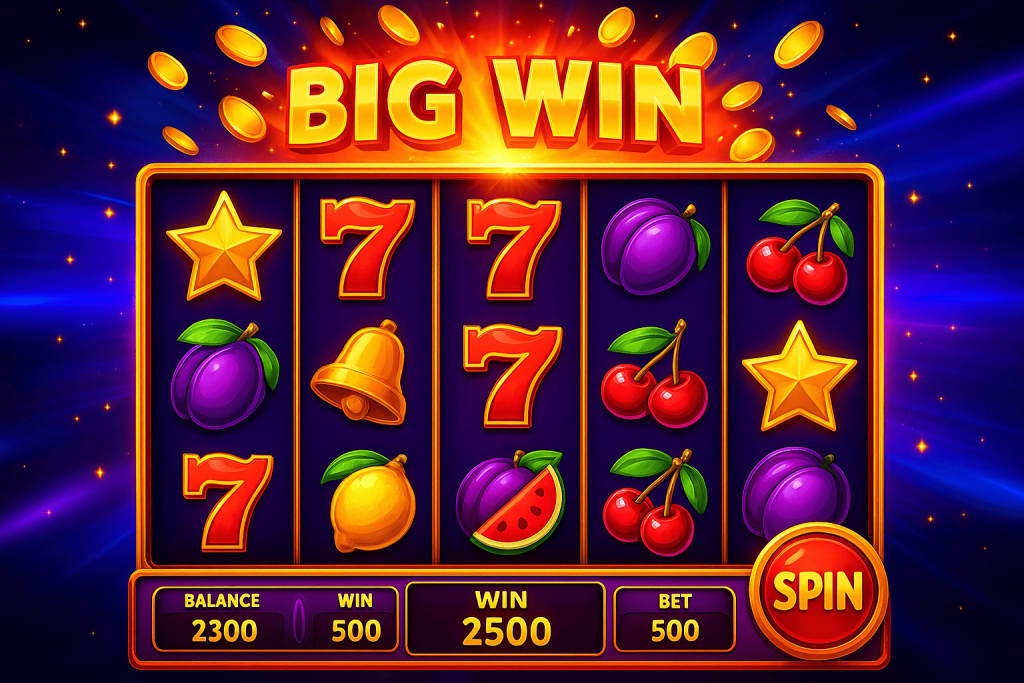 Slot Game老虎機遊戲介面圖