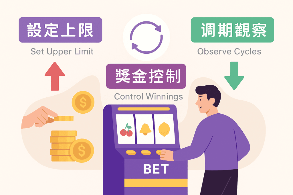 老虎機投注與止盈止損策略圖