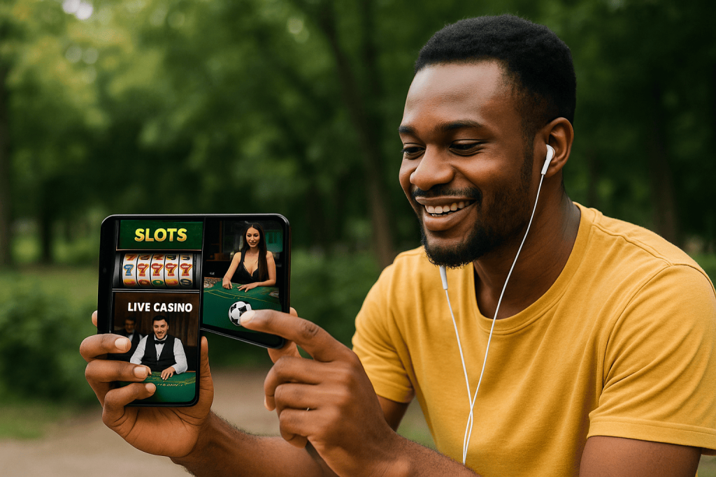 非洲線上賭場玩家體驗圖