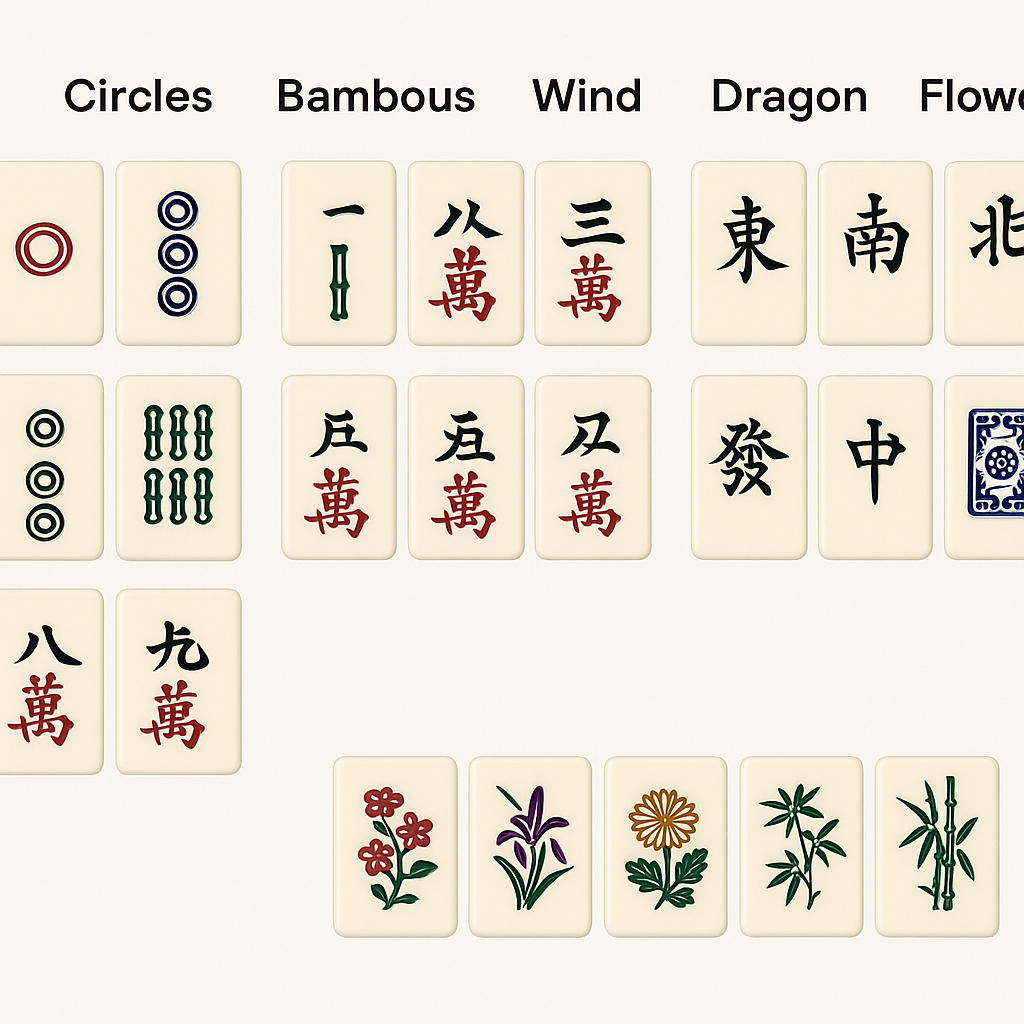 香港麻雀牌型分類圖