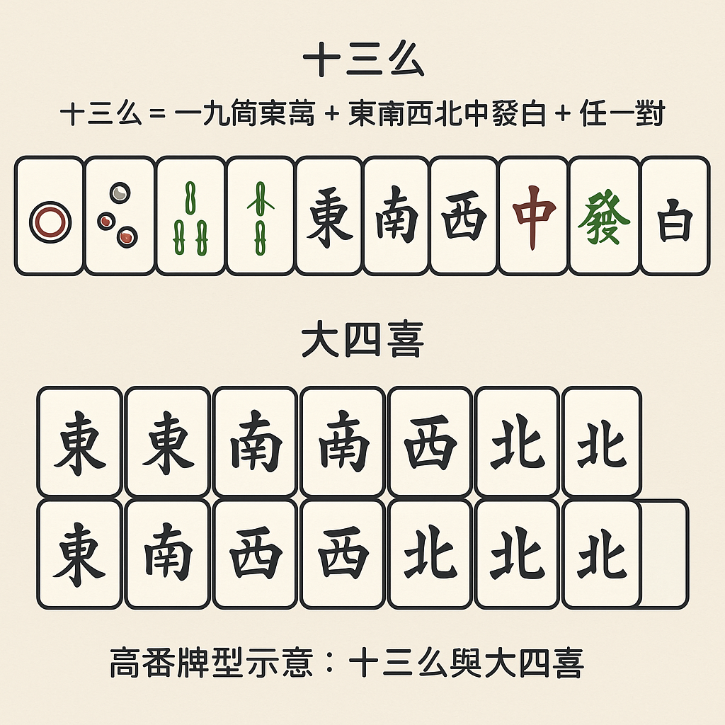 香港麻雀計番表